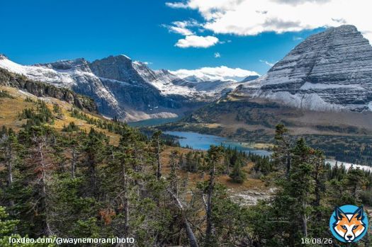 Hiking from Logan Pass on Hidden Lake Overlook Trail Glacier National Park    #AvalanceLake #GlacierNationalPark #Glacier #Montana #Nature #Mountains #Hiking #Getoutside #travel #travelphotography #landscapephotography #buyintoart #Ayearforart