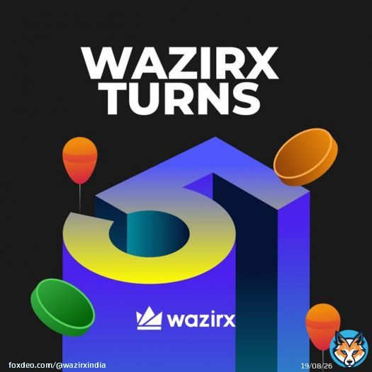 It's our Birthday Today   Wish us in a unique way & get $WRX as a gift   We're giving away ₹55,555 worth $WRX to 25 lucky people   Like this tweet  Quote tweet with your birthday wish using #WazirXTurns5  Be creative, use images, record videos. GGo, go, go!