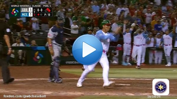 Alexis Wilson puts Team Mexico back on top! #WorldBaseballClassic  (MLB x @EstrellaJalisco)