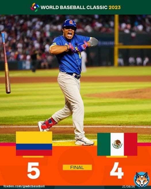 Team Colombia holds on to win a thriller over Team Mexico. #WorldBaseballClassic