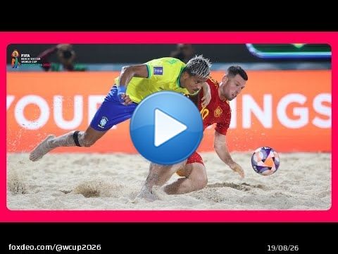 Brazil v Spain | Quarter-Final | FIFA Beach Soccer World Cup Seychelles 2025\u2122 | Match Highlights