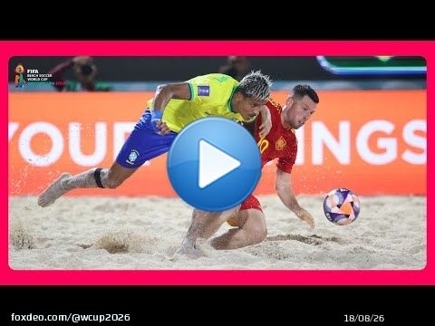 Brazil v Spain | Quarter-Final | FIFA Beach Soccer World Cup Seychelles 2025\u2122 | Match Highlights