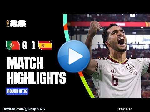 Temps forts | Portugal 0-1 Espagne | Coupe du Monde de la FIFA 2026\u2122