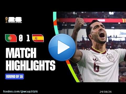 Temps forts | Portugal 0-1 Espagne | Coupe du Monde de la FIFA 2026\u2122