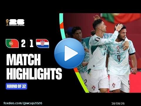 Meilleurs moments | Portugal 2-1 Croatie | Coupe du Monde de la FIFA 2026\u2122