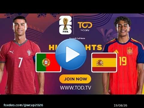 Portugal vs Espagne | Temps forts | Coupe du Monde de la FIFA 2026\u2122