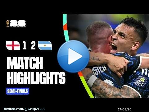 Temps forts | Angleterre 1-2 Argentine | Demi-finale de la Coupe du Monde de la FIFA 2026\u2122