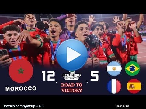 MOROCCO Make History with First-Ever FIFA Title \u272a Road to Victory U20 World Cup 2025
