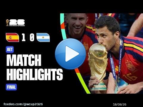 Meilleurs moments | Espagne 1-0 Argentine | FINALE de la Coupe du Monde de la FIFA 2026\u2122