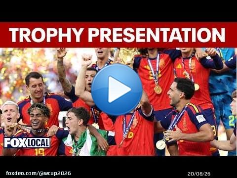 FULL: Spain lifts World Cup Trophy \ud83c\udfc6 | 2026 FIFA World Cup trophy presentation