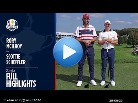 Rory McIlroy contre Scottie Scheffler | Simple | Résumé complet | Ryder Cup 2025