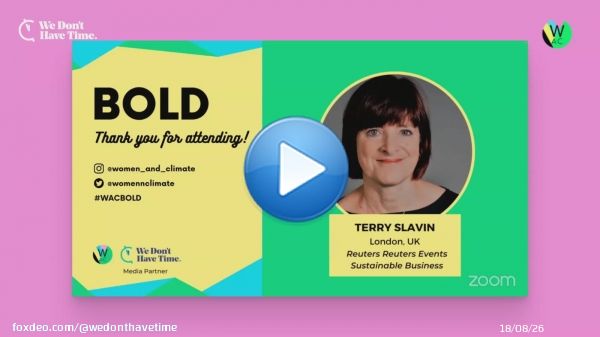 Watch now: #BOLD, a global virtual event hosted by @Womennclimate addressing women-centric leadership, population, degrowth movement, & more. More on @wedonthavetime:  #InternationalWomensDay #climateaction
