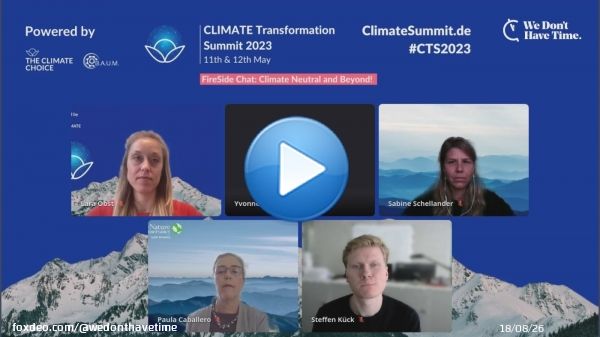 Live now: Join us for day 1 of the Climate Transformation Summit with @climatechoice_   How to make the #climatetransformation happen in companies & their supply chains?  Be part of the conversation on @WeDontHaveTime:  #CTS2023