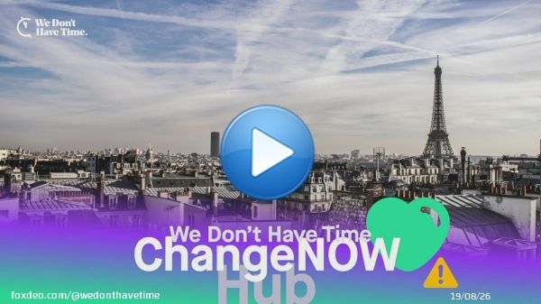 Live now: Join us at #ChangeNOW2025!  Tune in for day 2 at #ChangeNOW in #Paris for climate action, bold ideas & real solutions, streaming now on @WeDontHaveTime.    Be part of the movement:   #WeDontHaveTime #ClimateAction18:02