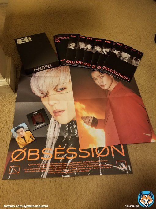 What I got in my #EXO #XEXO  #OBSESSION album   #weareoneEXO #EXOonearewe #OBSESSEDwithEXO #ObsessedWithCHANYEOL #ObsessedWithKAI #ObsessedWithCHEN #ObsessedWithSEHUN #ObsessedWithBAEKHYUN