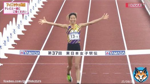 東京チーム優勝 先頭と1分差の2位でもらって逆転した上に1分01秒差をつけた新谷さん。笑  #東日本女子駅伝