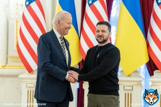 Today, President Biden is in Kyiv to reaffirm America&rsquo;s unwavering commitment to Ukraine&rsquo;s democracy, sovereignty, and territorial integrity.  The United States of America will stand with the Ukrainian people for as long as it takes.