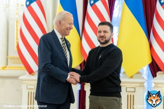 Today, President Biden is in Kyiv to reaffirm America&rsquo;s unwavering commitment to Ukraine&rsquo;s democracy, sovereignty, and territorial integrity.  The United States of America will stand with the Ukrainian people for as long as it takes.
