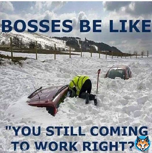 News telling everyone to stay off the road due to hazardous conditions from this Winter Storm. Yet, some off us have to make it to work because #ONStorm