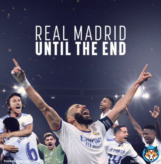 شاهدت الوثائقي 'ريال مدريد حتى النهاية' واستمتعت بكل ثانية أحداث الموسم الماضي فعلا تستحق أنها تتوثق في فيلم وثائقي جميل ريال مدريد سيستمر وسيحقق دوري الأبطال مرة أخرى، لكن لا أعتقد أننا سنعيش ونشهد موسم درامي مثل 21/22 #HalaMadrid