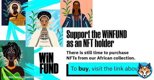 There is still time to add NFTs from our collection to your portfolio. Support WiNFUND by owning unique and exclusive digital art! To buy, visit   #NFTsForGood #WomenEmpowerment #Africa #WiNFUND #HealthInnovation