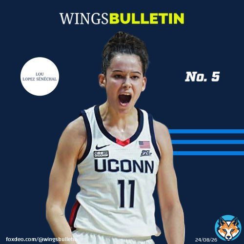 The @DallasWings select Lou Lopez S&eacute;n&eacute;chal with the No. 5 overall pick in the 2023 #WNBADraft.  Welcome to Dallas, @Loulpzs8!  #WNBATwitter