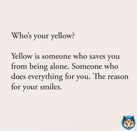 who's your yellow?