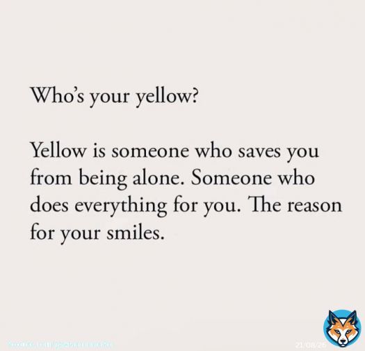 who's your yellow?