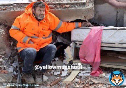 A Turkish man holds the hand of his 15-year-old daughter, who died in the earthquake.  He&rsquo;s waiting for rescuers to come and pull his daughter&rsquo;s lifeless body from the rubble. This broke my heart. Pray for Turkey. Pray for Syria.   Christian Atsu || Bongo || Shatta Wale