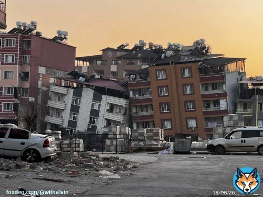 BREAKING NEWS   Another earthquake of magnitude 6.4 struck Turkey&rsquo;s South Eastern Hatay Province.