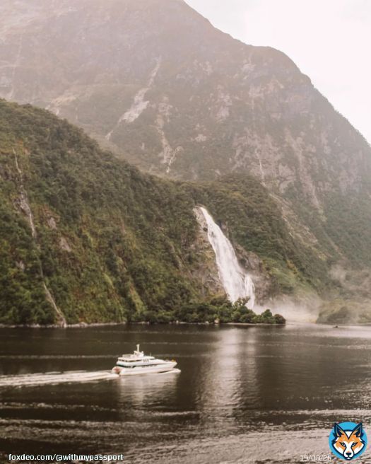 Last ones in Milford Sound. A magical place \ud83d\udcab...#pacificocean #pacific #southpacific #southpacificislands #southpacificocean #newzealand #newzealandvacations #newzealandlife #newzealandguide #newzealandguide #worldcruise2023 #worldcruise ##mscmagnifica #msccruises #girlswhotravel #dametraveler #dametraveller