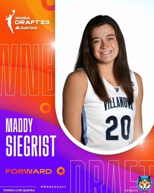 Take a glimpse at @20sMaddy's resume as she heads to Spring Studios for the 2023 #WNBADraft presented by @StateFarm     6'2 Forward | @novawbb    2x Big East Player of the Year    4x First-Team All-Big East     What team will draft Maddy? Find out onon April 10th on ESPN