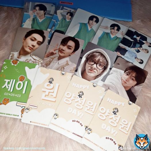 ꒰ ph only ꒱  mini jungwon ga cos may tira pa pla akong freebies   ㅡ 1 winner of assorted pcs (see photo) ㅡ 1 winner 50 gcash ㅡ like & rt ㅡ i'll shoulder pf & sf ㅡ ends on feb 10, 2:09pm  \u2661