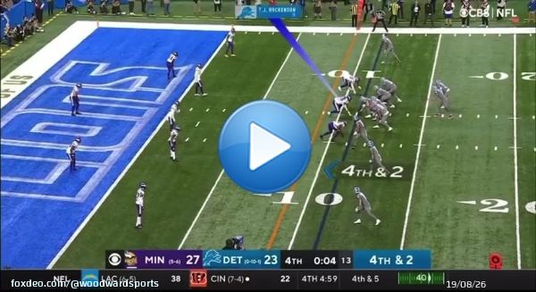Never forget what happened the last time the Vikings came into Ford Field. #OnePride