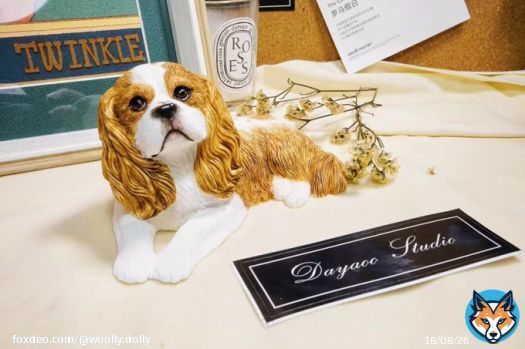 Excited to share the latest addition to my #etsy shop: Dog Sculpture,Pet Memorial Gifts, Personalized Pet,Animal Sculpture, Dog Figurines,plaster, Pet Custom,Animal Custom,American Cocker Spaniel  #valentinesday #white #entryway #artdeco #tableto