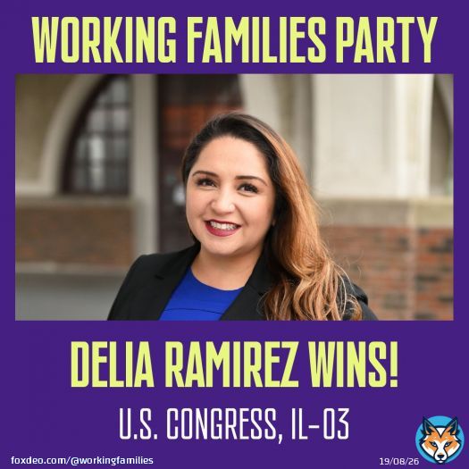 BREAKING: Working Families champion @Delia4Congress has won the fiercely contested Democratic primary in the Illinois 3rd congressional district.  She is the 6th Working Families Party congressional candidate to win their primary in the 2022 electioncycle.