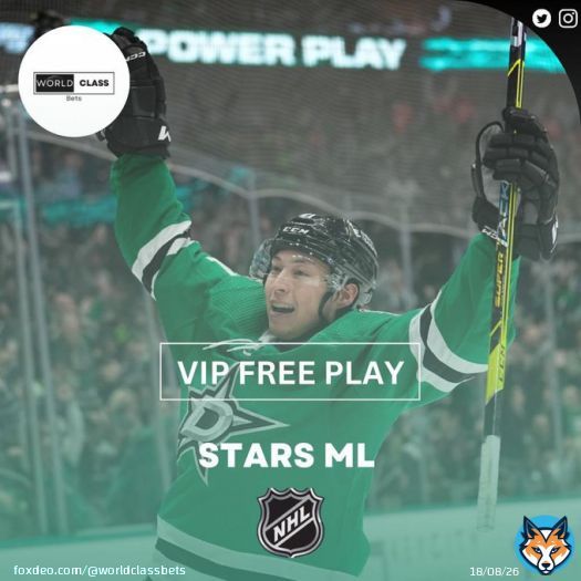 FREE NHL PLAYOFFS VIP PLAY &bull; DALLAS STARS ML   &bull; 7 STRAIGHT NHL FREE PLAY WINNERS &bull; #FREEPLAY #FreePick #GamblingTwitter #NHL #NHLPlayoffs #StanleyCup #StanleyCupPlayoffs #TexasHockey