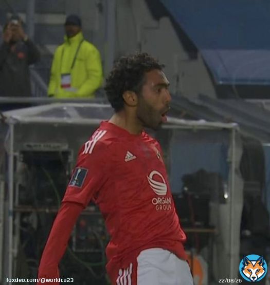 حسين الشحات لاعب الاهلي المصري يحتفل على طريقه الأسطورة رونالدو Siiiuuu