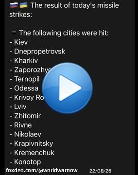 The escalation has been quick and dramatic.    Decision making centers and critical infrastructure have been targeted in Kiev, Lvov, and elsewhere by Russia precision strikes. High level  officials are dead, blackouts are everywhere, and shelves are empty. It&rsquo;s happening