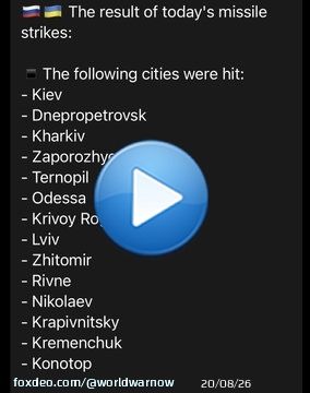 The escalation has been quick and dramatic.    Decision making centers and critical infrastructure have been targeted in Kiev, Lvov, and elsewhere by Russia precision strikes. High level  officials are dead, blackouts are everywhere, and shelves are empty. It&rsquo;s happening