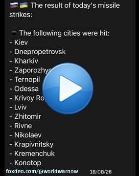 The escalation has been quick and dramatic.    Decision making centers and critical infrastructure have been targeted in Kiev, Lvov, and elsewhere by Russia precision strikes. High level  officials are dead, blackouts are everywhere, and shelves are empty. It&rsquo;s happening