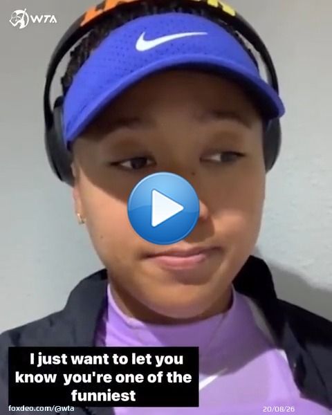 A message from @naomiosaka to @Daria_gav, who was forced to retire from their match through injury