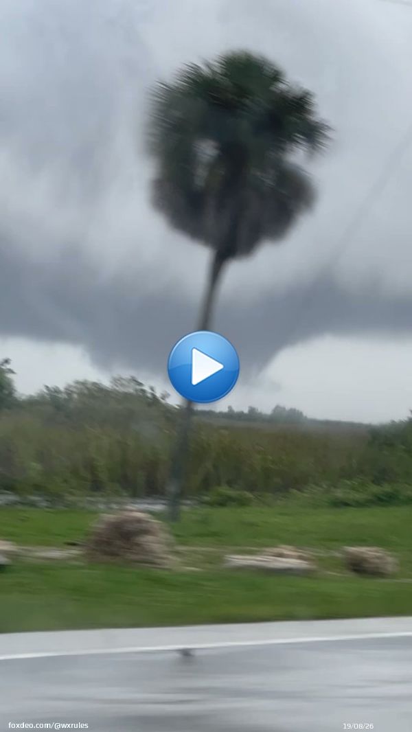 SOUTHWEST FLORIDA TORNADO  Hurricane Ian producing tornadoes in #SWFL this afternoon. This was shot along US 41 between Naples and Miami...  : @winknews viewer Roger Felipe