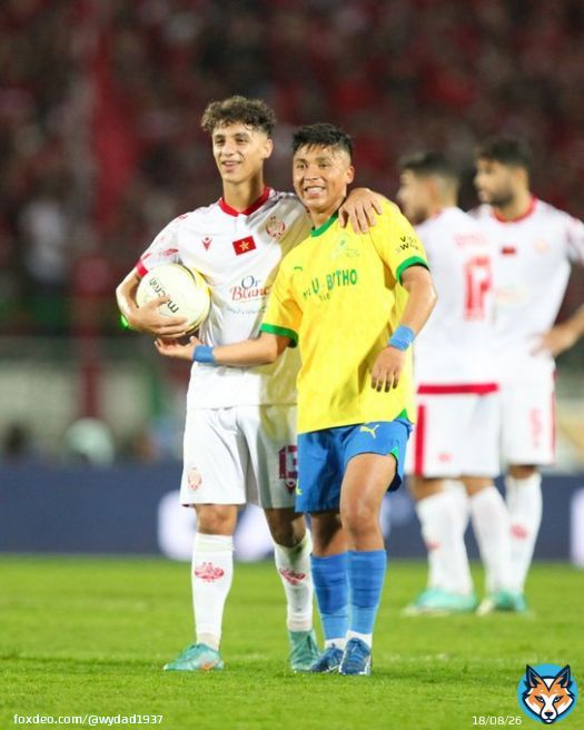 Highlights from yesterday&rsquo;s win against Mamelodi Sundowns   #DimaWydad #AFL