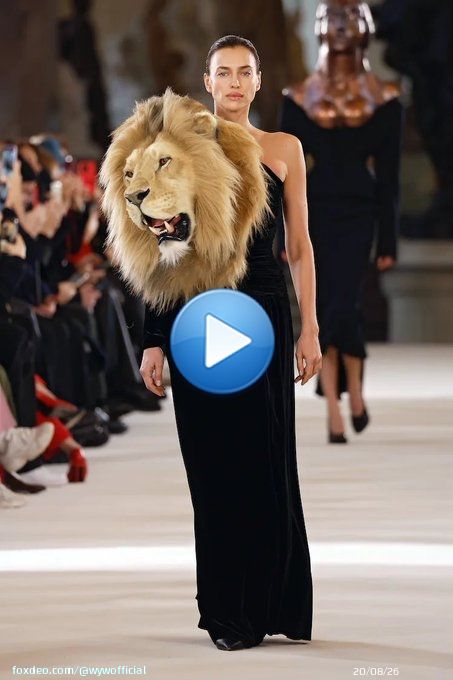 The haute couture aesthetic was on full display this #ParisFashionWeek, thanks to the one and only #Schiaparelli. From #DojaCat&rsquo;s 30,000 hand-applied #Swarovski crystals to #KylieJenner and #IrinaShayk's twinning faux-pas lion-head moment - no one could have predicted.