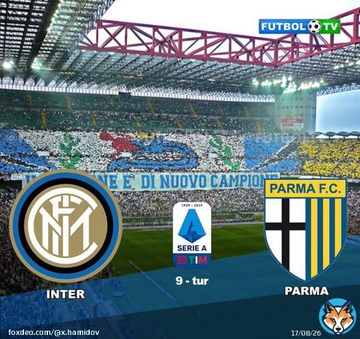 'NazionalInter, pi&ugrave; che Internazionale'  Futbol tv каналида бугун, соат 21:00дан бошлаб 'миллийлашган Интер'нинг 'Парма'га қарши баҳсини кузатинг, ачинмайсиз!  А серияда 'Юве'га муносиб рақобатчи топилганидан хурсандмиз...