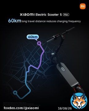 #XiaomiElectricScooter5Max takes every ride to the next level!  Learn more: