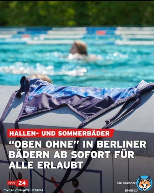 Naa, wer freut sich schon auf die #Freibadsaison 2023 im besten  aller Zeiten? Erinnert ihr euch noch an die Bilder vom letzten Jahr?  PS: Es sind noch mehr da, als 2022   #Freibad #Berlin #obenohne