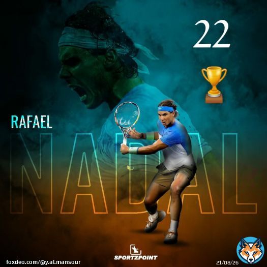 Nadal 14 roland garros trophy  \ud83c\udfc6  22 grand slam  \ud83c\udfc6  #Nadal  #RolandGarros2022  #RollandGarros  #tennis  #تنس #نادال_رود  #نادال  #رولان_غاروس