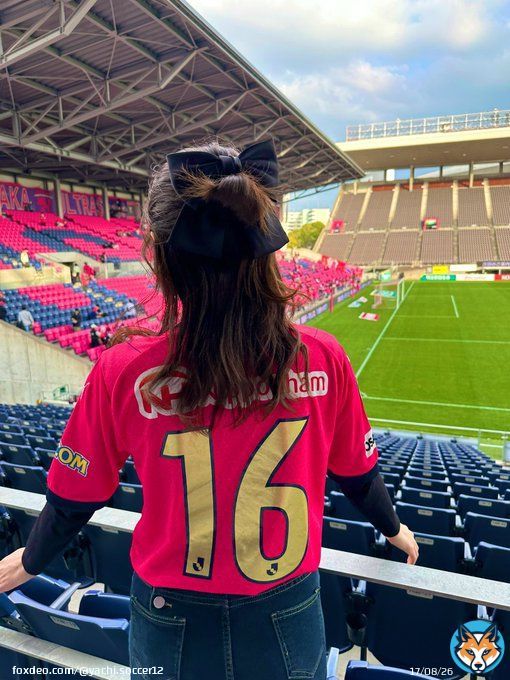 セレッソガールの活動してた時のリボン 昨日久しぶりにつけてみた  #セレッソ大阪 #サッカー観戦